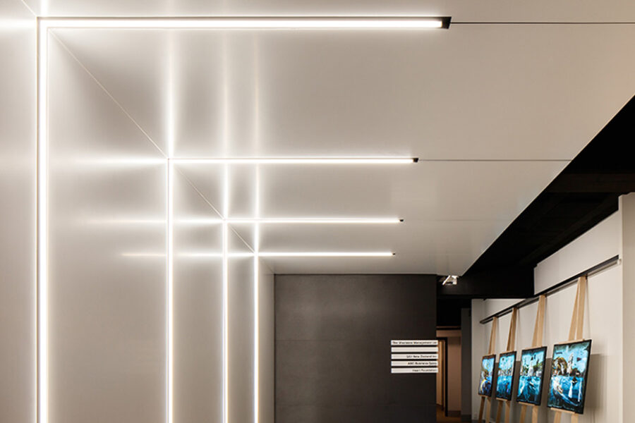 Sideways Sally in a gallery